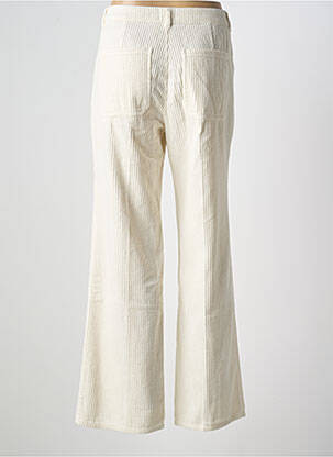 Pantalon flare stretch taille normale beige LABDIP femme