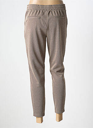 Jegging tissage chiné taille normale marron ICHI femme