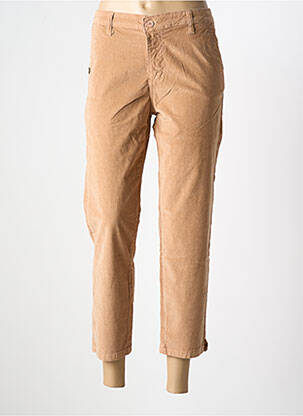 Pantalon chino fermeture zippée sous rabat boutonné taille normale beige PAKO LITTO femme