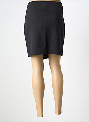 Jupe courte taille normale noir ICHI femme
