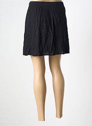 Jupe courte coupe évasée noir ICHI femme