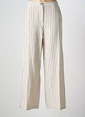 Pantalon flare beige LA PETITE ETOILE pour femme seconde vue