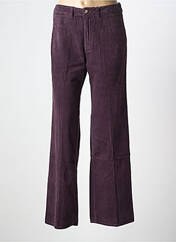 Pantalon flare violet LAB(DIP) pour femme seconde vue