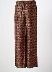 Pantalon large marron LA PETITE ETOILE pour femme seconde vue