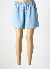 Short bleu PIECES pour femme seconde vue