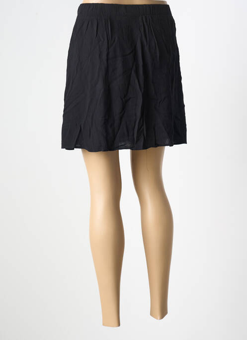 Jupe courte coupe évasée noir ICHI femme