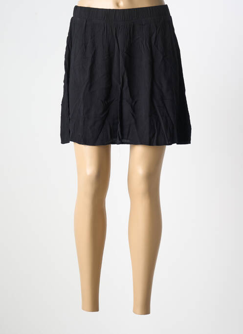 Jupe courte noir ICHI pour femme