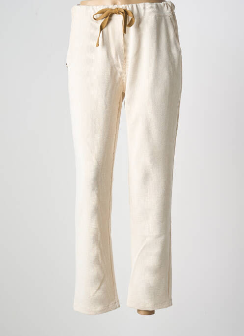 Pantalon chino beige PAKO LITTO pour femme