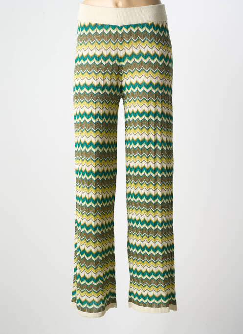 Pantalon droit vert VILA pour femme