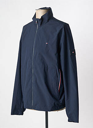 Veste casual coupe droite bleu TOMMY HILFIGER homme