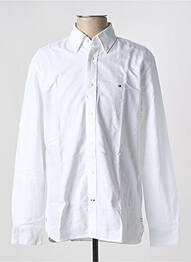 Chemise manches longues coupe droite blanc TOMMY HILFIGER homme