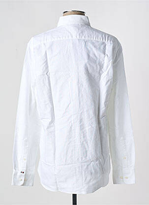 Chemise manches longues coupe droite blanc TOMMY HILFIGER homme