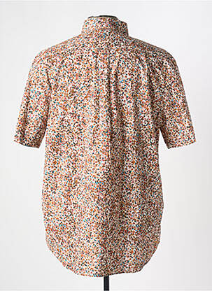 Chemise manches courtes coupe droite orange EDEN PARK homme