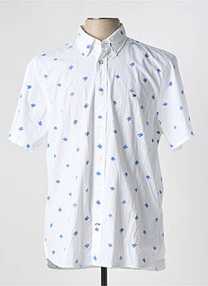 Chemise manches courtes blanc TOMMY HILFIGER pour homme