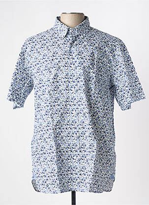 Chemise manches courtes bleu EDEN PARK pour homme