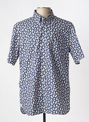 Chemise manches courtes bleu EDEN PARK pour homme