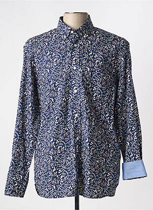 Chemise manches longues bleu EDEN PARK pour homme