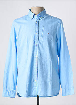 Chemise manches longues bleu TOMMY HILFIGER pour homme