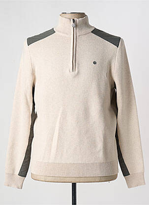 Pull beige SERGE BLANCO pour homme