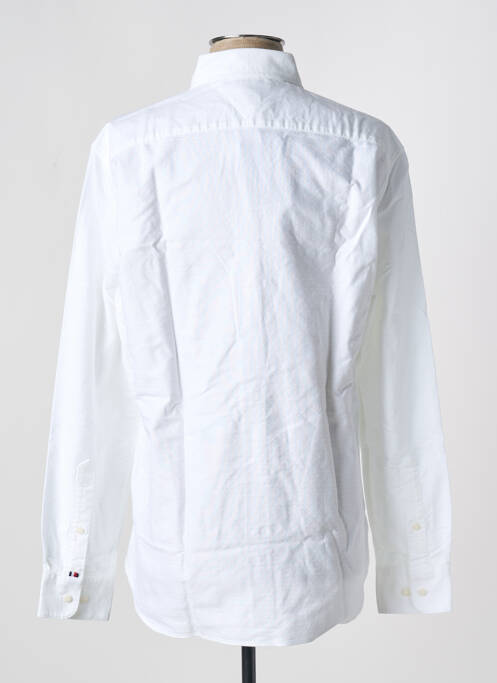 Chemise manches longues coupe droite blanc TOMMY HILFIGER homme