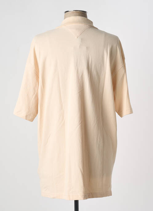 Polo coupe droite manches courtes beige TOMMY HILFIGER homme