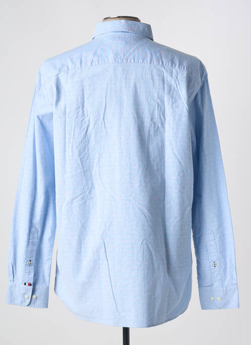 Chemise manches longues coupe droite bleu TOMMY HILFIGER homme