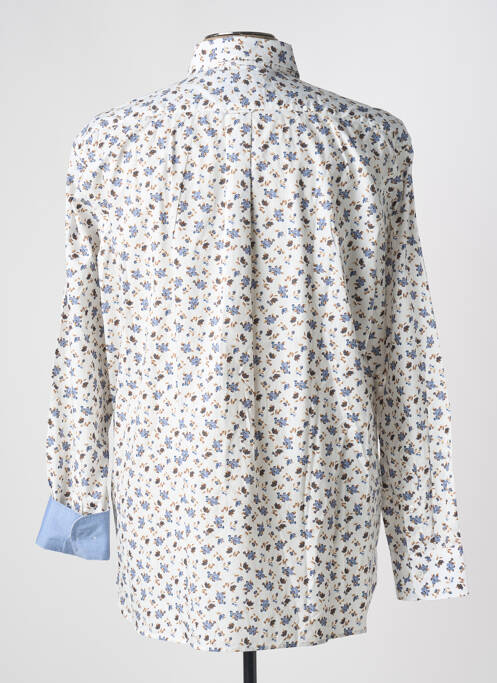 Chemise manches longues coupe droite blanc EDEN PARK homme