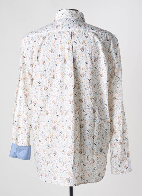 Chemise manches longues coupe droite blanc EDEN PARK homme