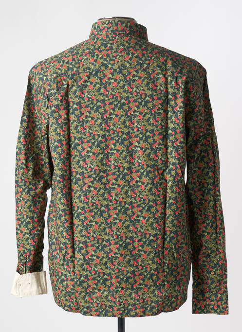 Chemise manches longues coupe droite vert SERGE BLANCO homme