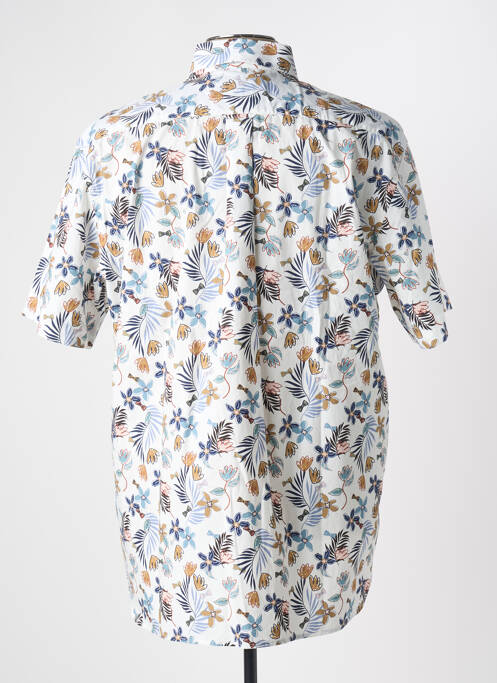 Chemise manches courtes imprimé fantaisie blanc EDEN PARK homme