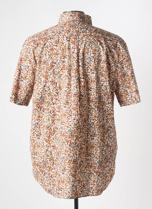 Chemise manches courtes coupe droite orange EDEN PARK homme