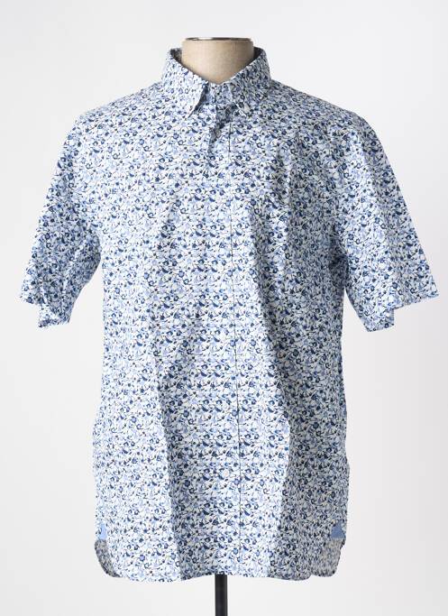 Chemise manches courtes bleu EDEN PARK pour homme