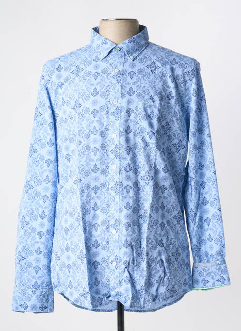 Chemise manches longues bleu NEW ZEALAND AUCKLAND pour homme