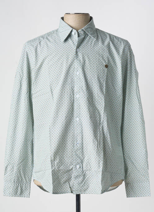 Chemise manches longues vert SERGE BLANCO pour homme