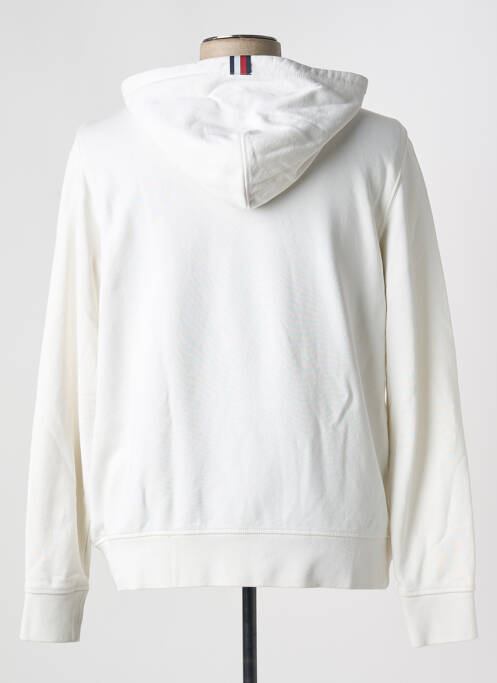 Sweat-shirt à capuche blanc TOMMY HILFIGER homme