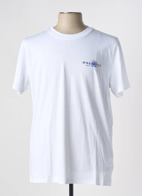 T-shirt blanc NEW ZEALAND AUCKLAND pour homme