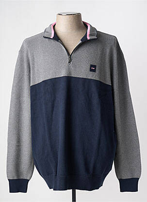 Pull manches longues manches longues bleu EDEN PARK homme
