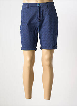 Bermuda coupe droite bleu NEW ZEALAND AUCKLAND homme