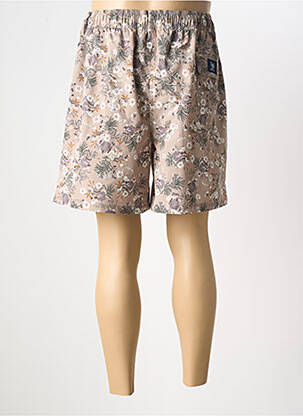 Short de bain imprimé fantaisie beige EDEN PARK homme