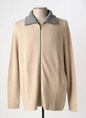 Gilet manches longues beige EDEN PARK pour homme seconde vue