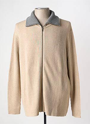 Gilet manches longues beige EDEN PARK pour homme