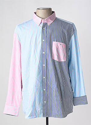 Chemise manches longues bleu EDEN PARK pour homme