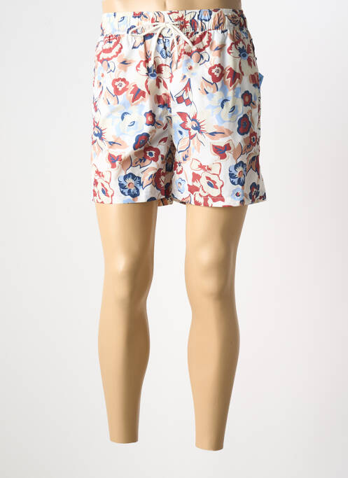 Short de bain imprimé fantaisie beige EDEN PARK homme