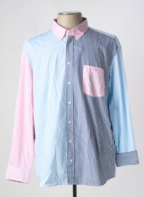 Chemise manches longues bleu EDEN PARK pour homme