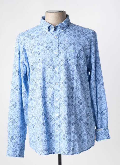 Chemise manches longues bleu NEW ZEALAND AUCKLAND pour homme