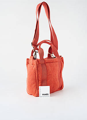 Sac multipoches forme rectangulaire orange WOOMEN femme