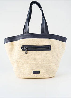 Sac multipoches forme trapèze bleu KATE LEE femme