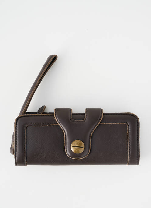Portefeuille coutures renforcées marron GERARD DAREL femme