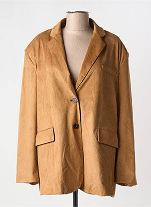 Blazer poches marron ANNA femme