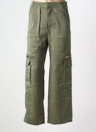Pantalon cargo multipoches taille haute vert KAPORAL femme